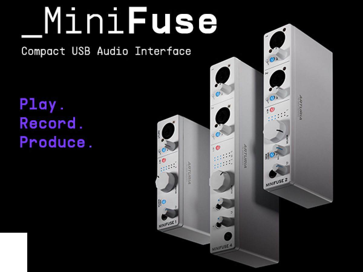 MiniFuse: una nueva gama de interfaces de audio USB-C de Arturia