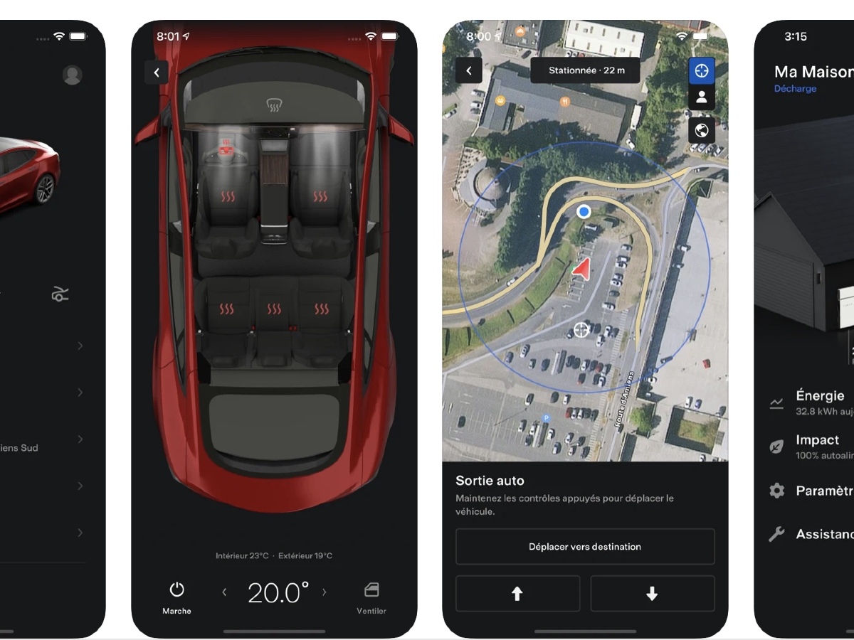 Actualización de la aplicación Tesla con programación de carga y defensa contra las fuerzas del mal