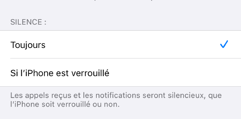 Ilustración: iOS 15: Concentration pierde la opción de tener notificaciones con el iPhone desbloqueado.