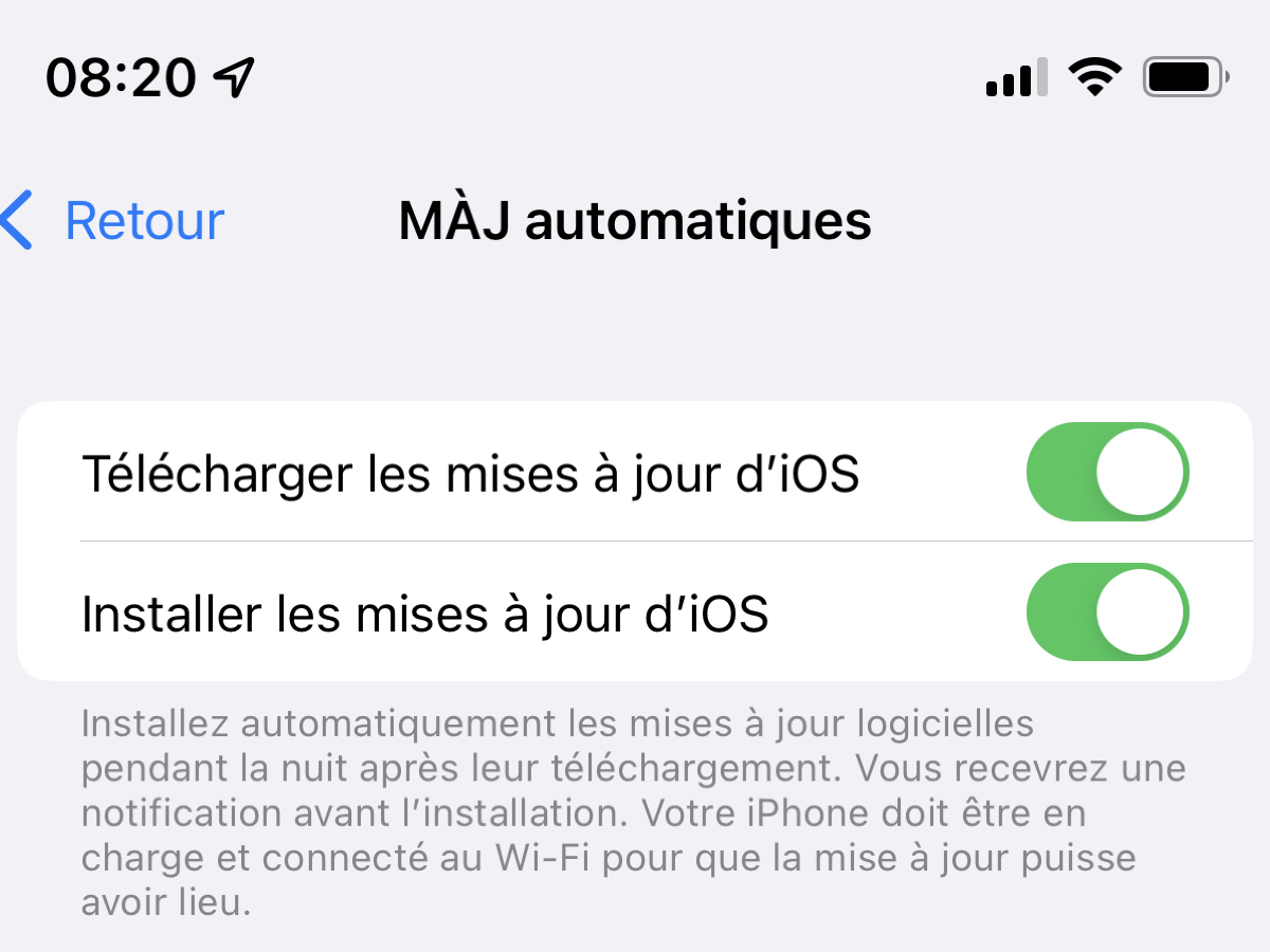 Cómo permanecer en iOS 14 pero recibir actualizaciones de seguridad de iOS 15