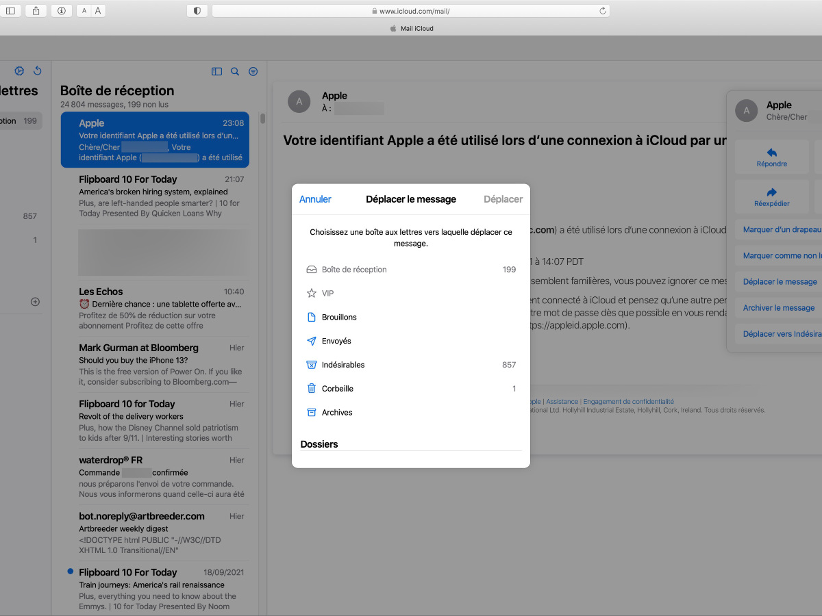 Un nuevo aspecto para la versión web de iCloud Mail