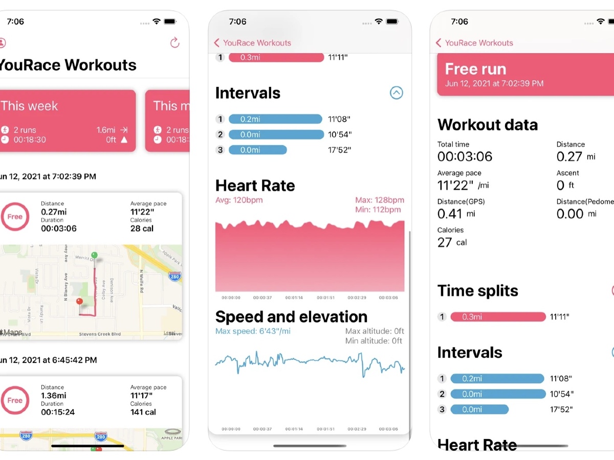 YouRace, una nueva aplicación para correr para Apple Watch fabricada en Francia.