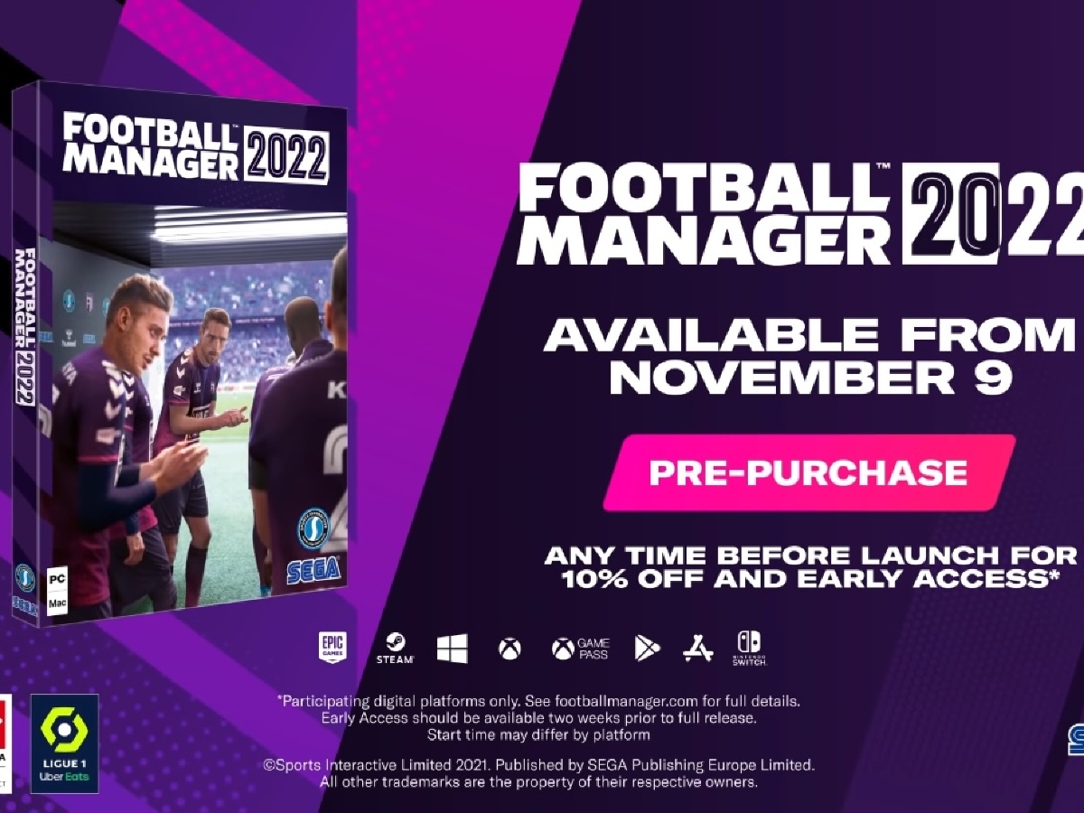 Football Manager 2022 se lanzará el 9 de noviembre en PC / Mac (video)