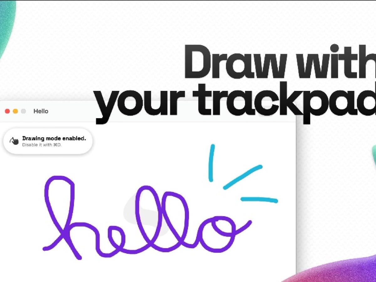 Magic: una aplicación gratuita para dibujar en un trackpad / Magic Trackpad