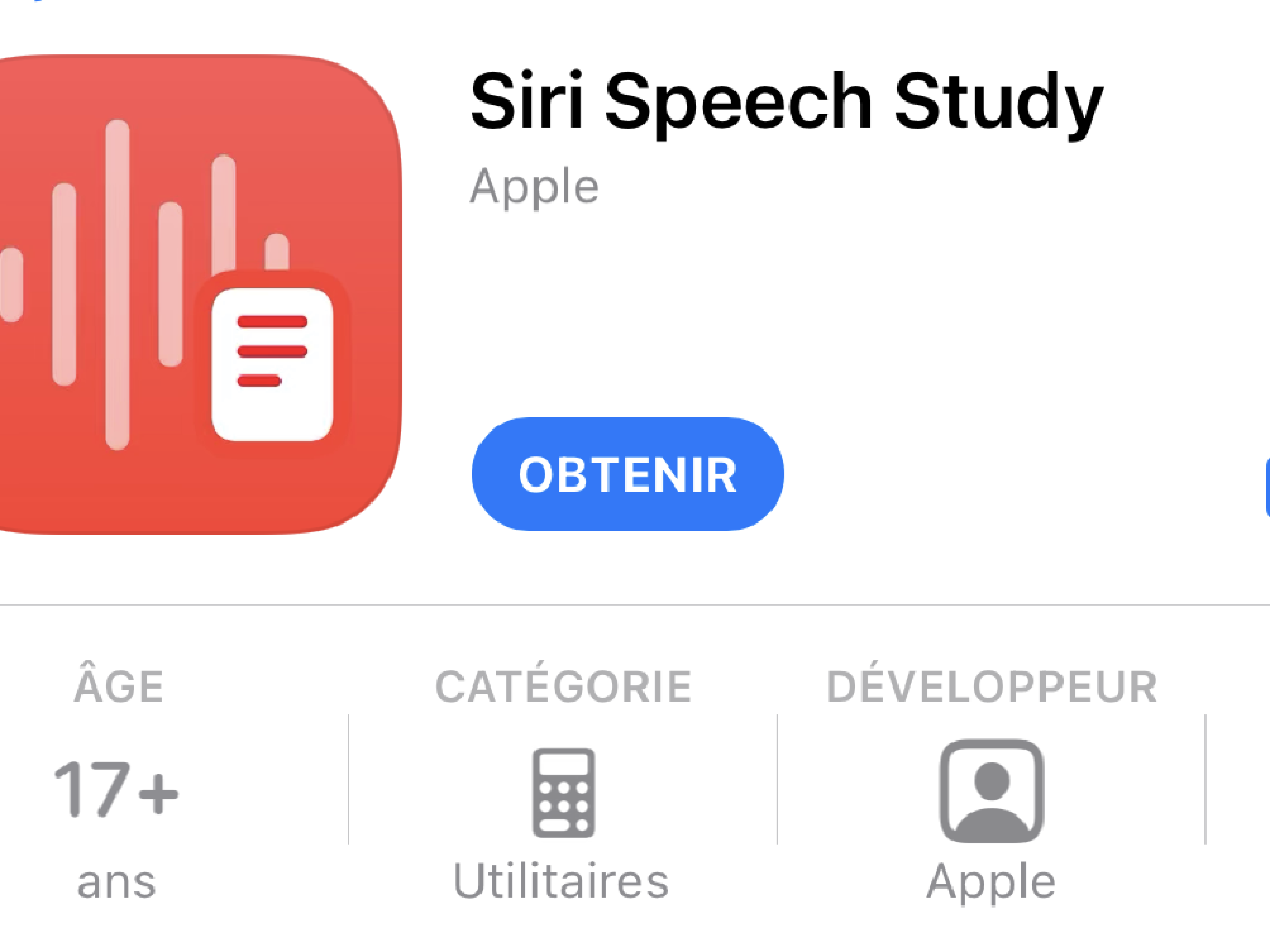 La aplicación Siri Voice Study se actualiza discretamente
