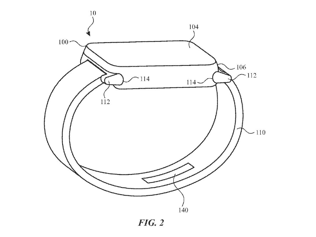 Patente: monitorea el nivel de hidratación con la correa del Apple Watch