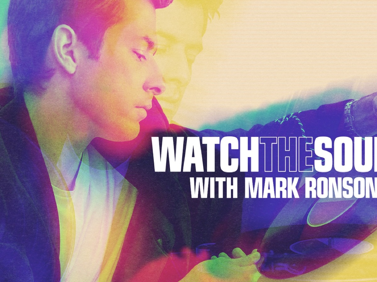 Mark Ronson promocionando su serie documental para Apple TV +