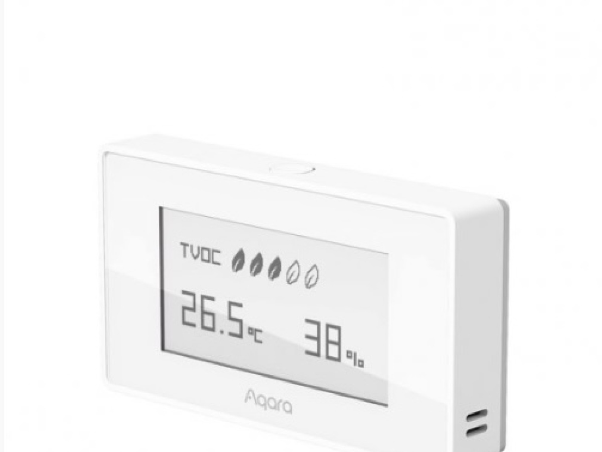 Un sensor de COV, temperatura y humedad compatible con Zigbee / HomeKit en Aqara