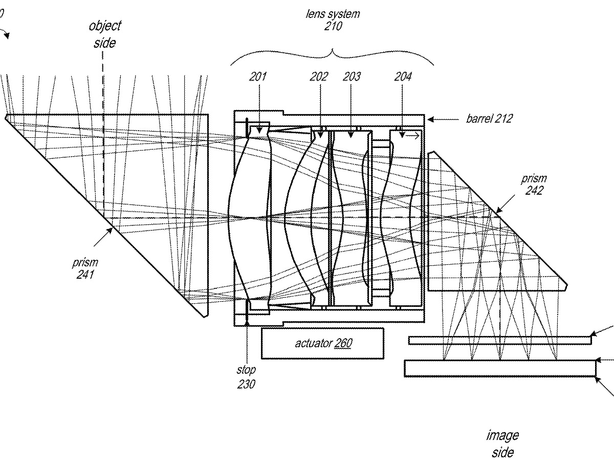 iPhone: Apple está trabajando en una cámara con lente de periscopio (patente)