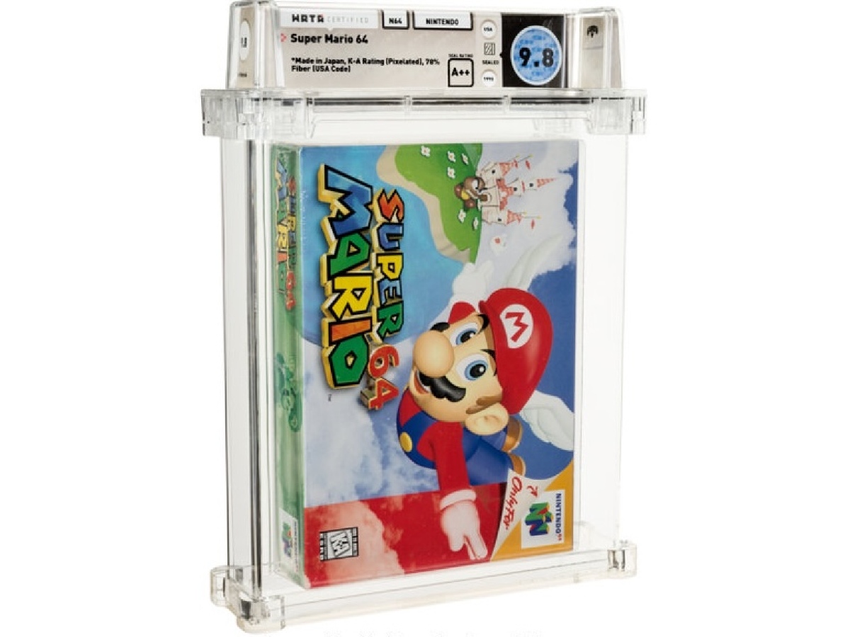 Cartucho de Super Mario 64 vendido por $ 1.5 millones en subasta