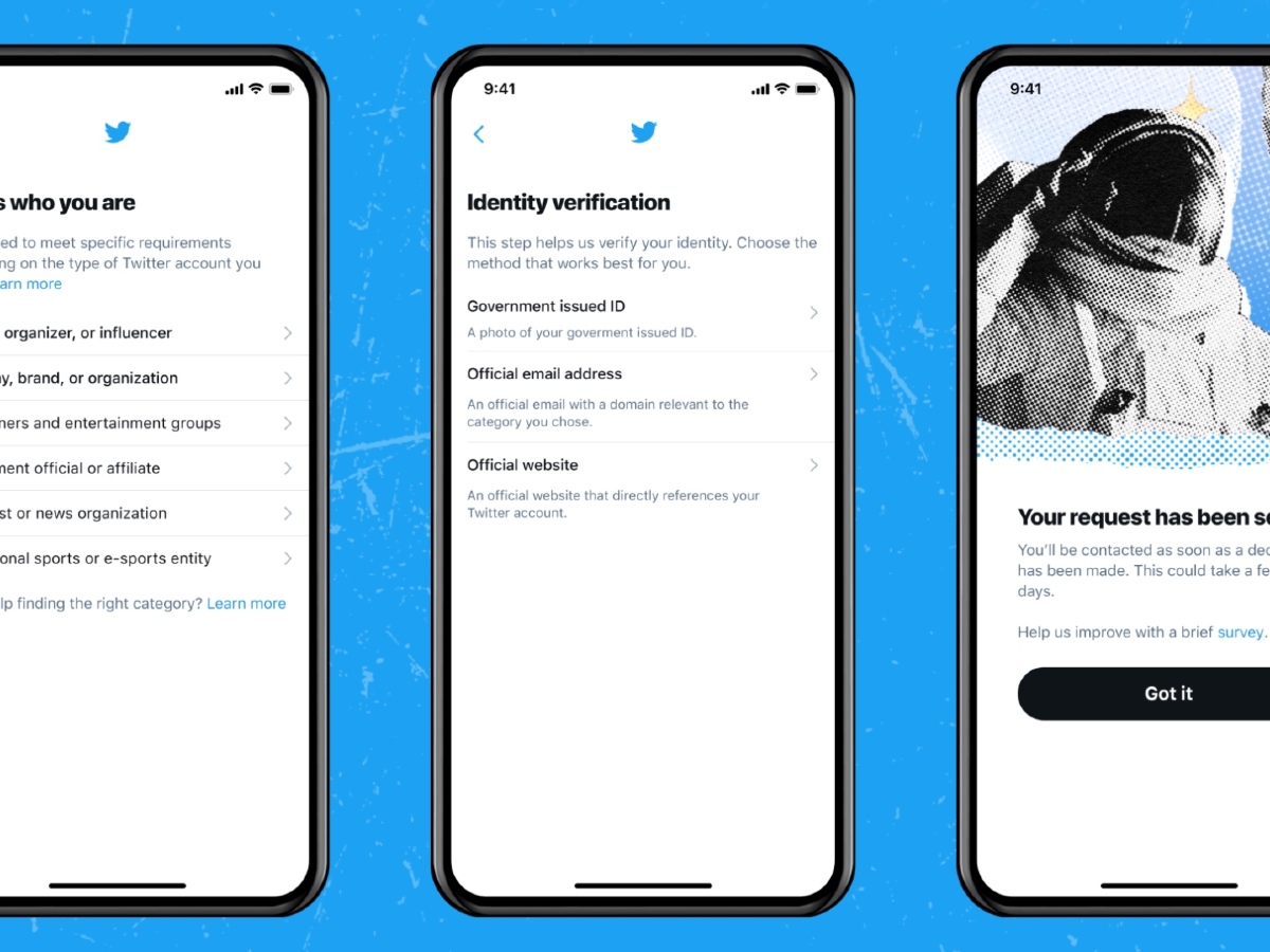 Twitter detalla su programa de verificación