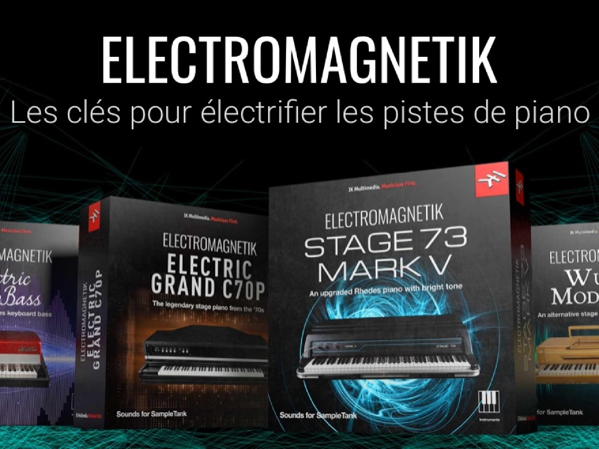 Electromagnetik: una colección de pianos eléctricos a 119 € en IK Multimedia (vídeo)
