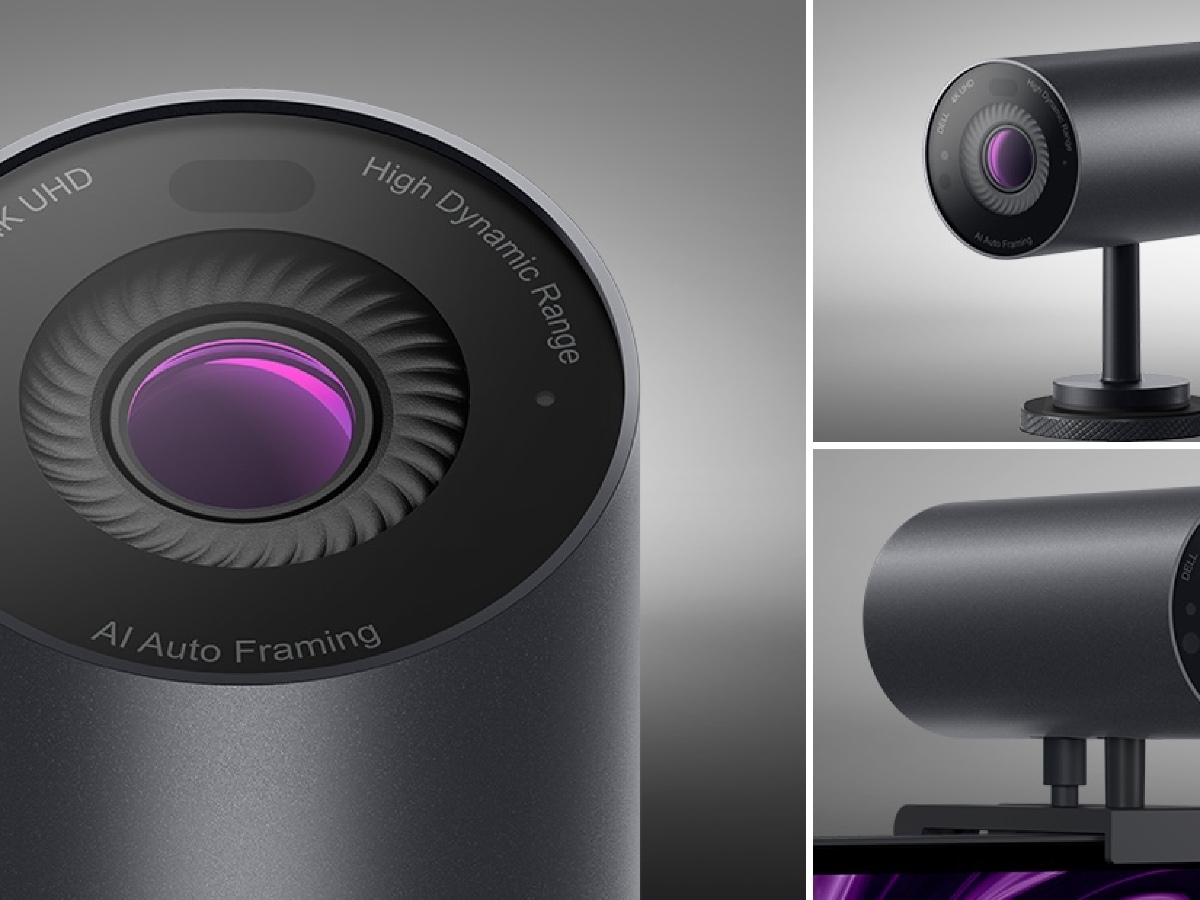 Dell ofrece una cámara web 4K UltraSharp sin micrófono pero con IA (video)