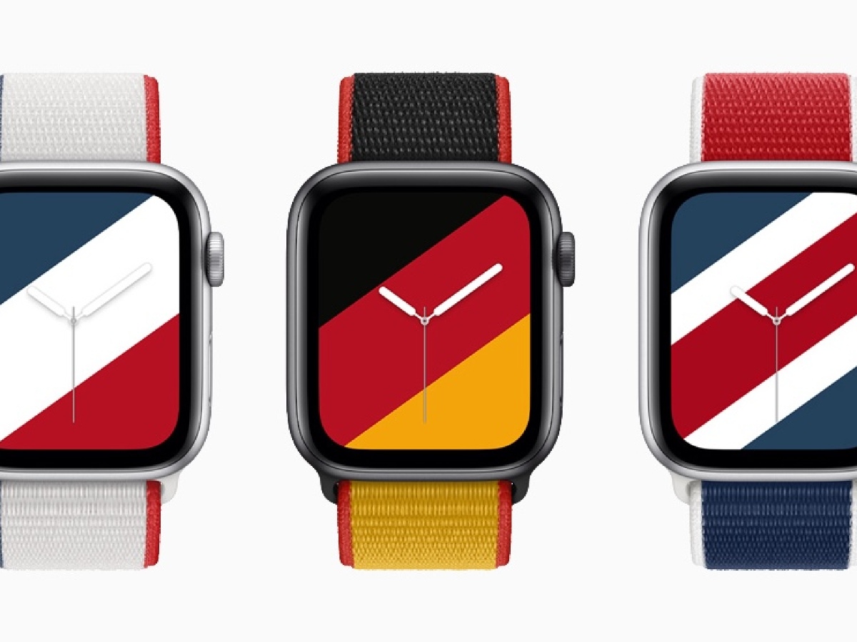 Apple lanza brazaletes / diales en los colores de 22 países para el Apple Watch