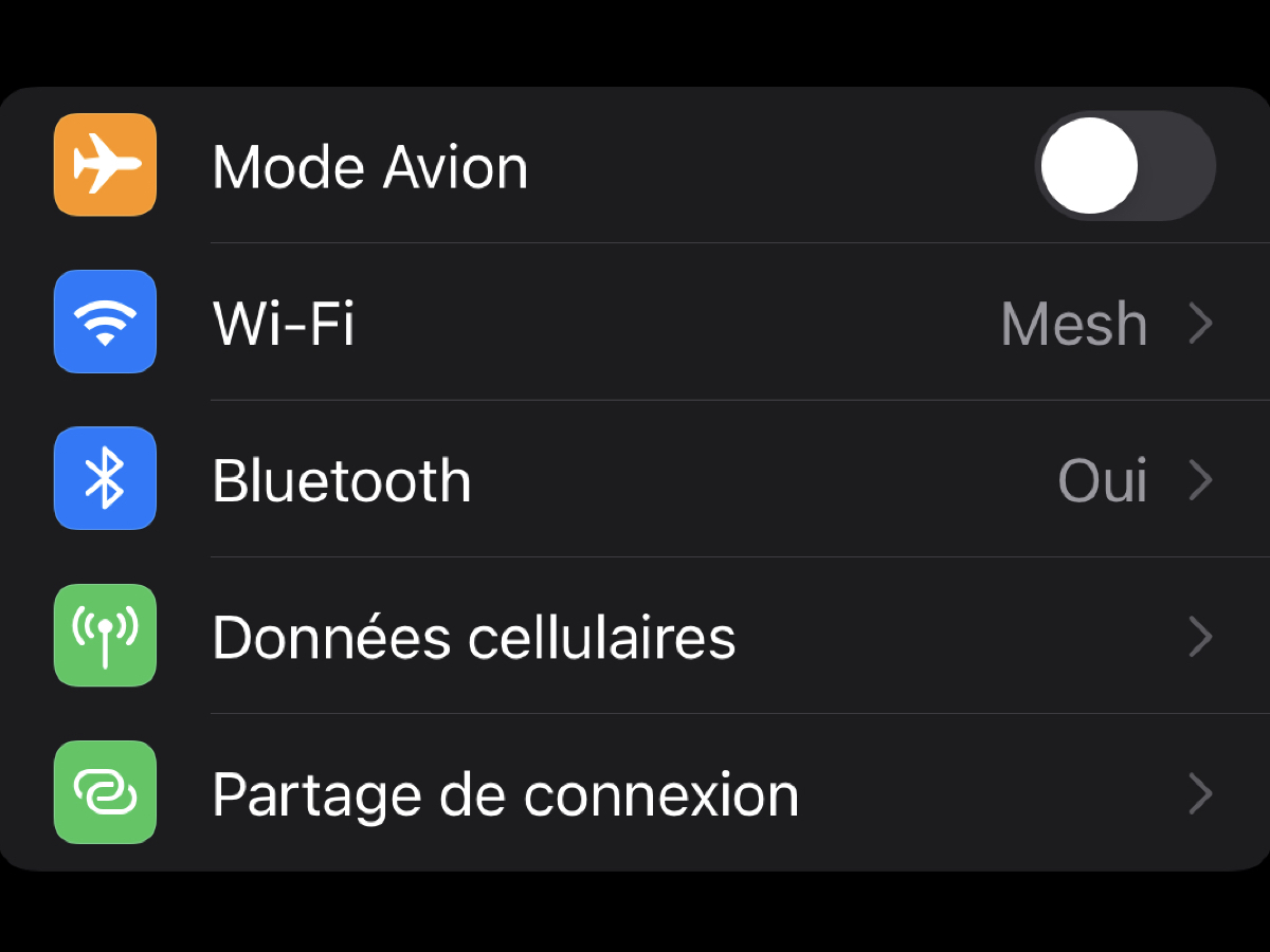 iOS 15: la conexión compartida cambia a WPA3