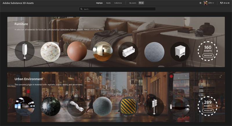 Ilustración: Adobe presenta una nueva oferta de `` Sustancia 3D ''.  (con muchas herramientas y servicios)