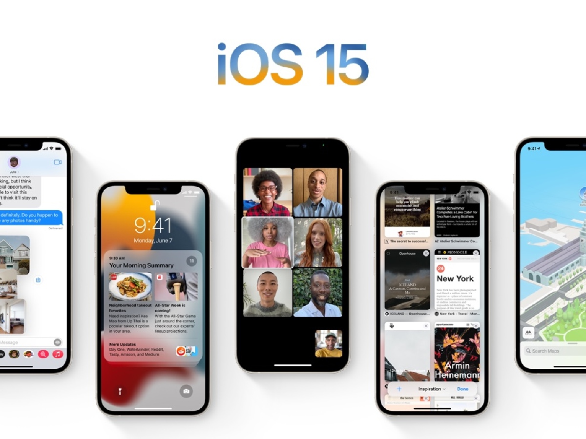 Apple selecciona las funciones de iOS 15 disponibles para los ingenieros