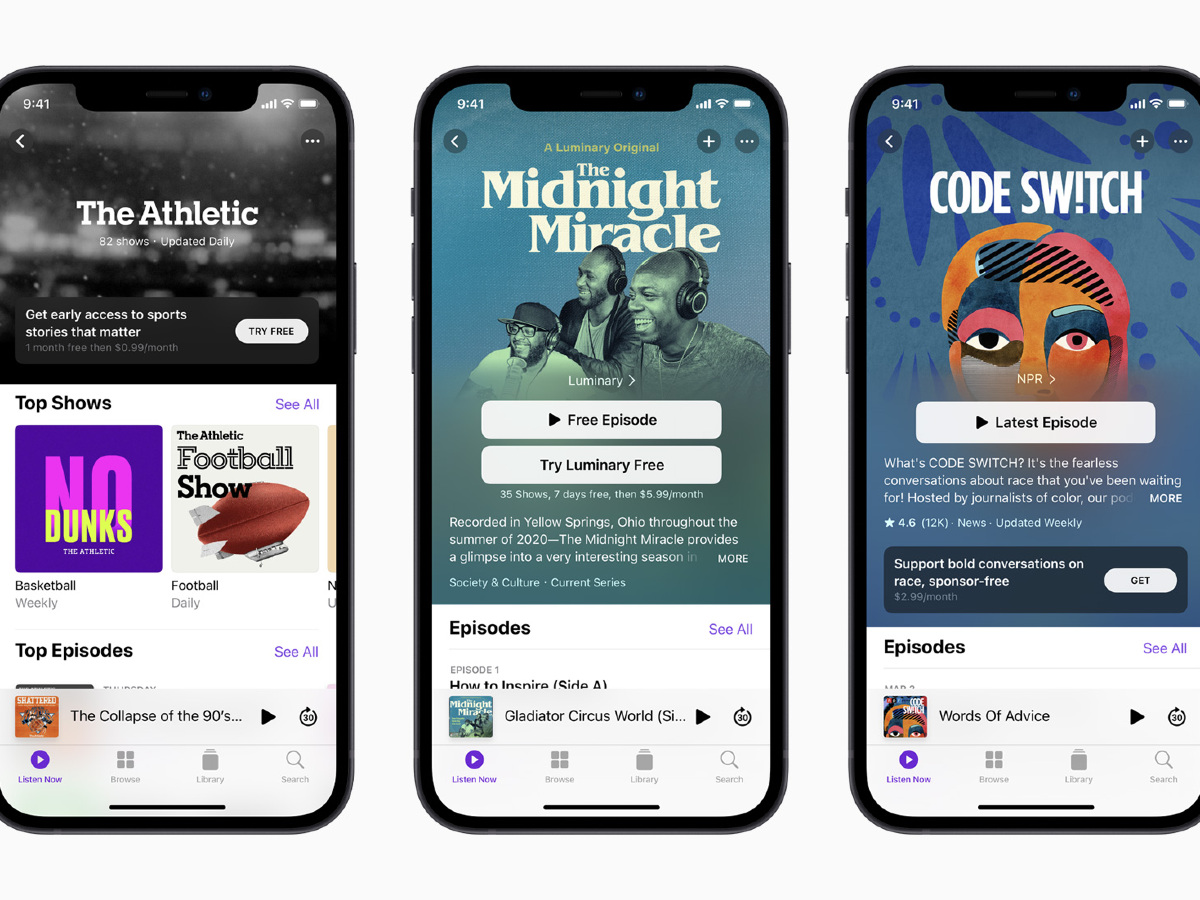 Apple lanzará (normalmente) sus Podcasts pagos el 15 de junio