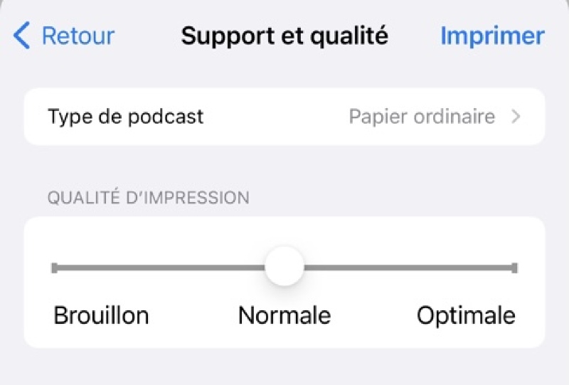 Ilustración: iOS 15 refina las opciones de impresión