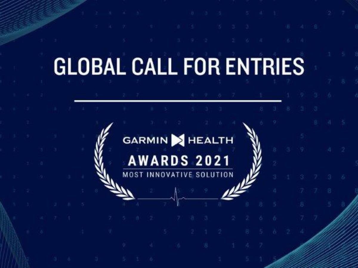 Salud: Garmin premiará los proyectos innovadores