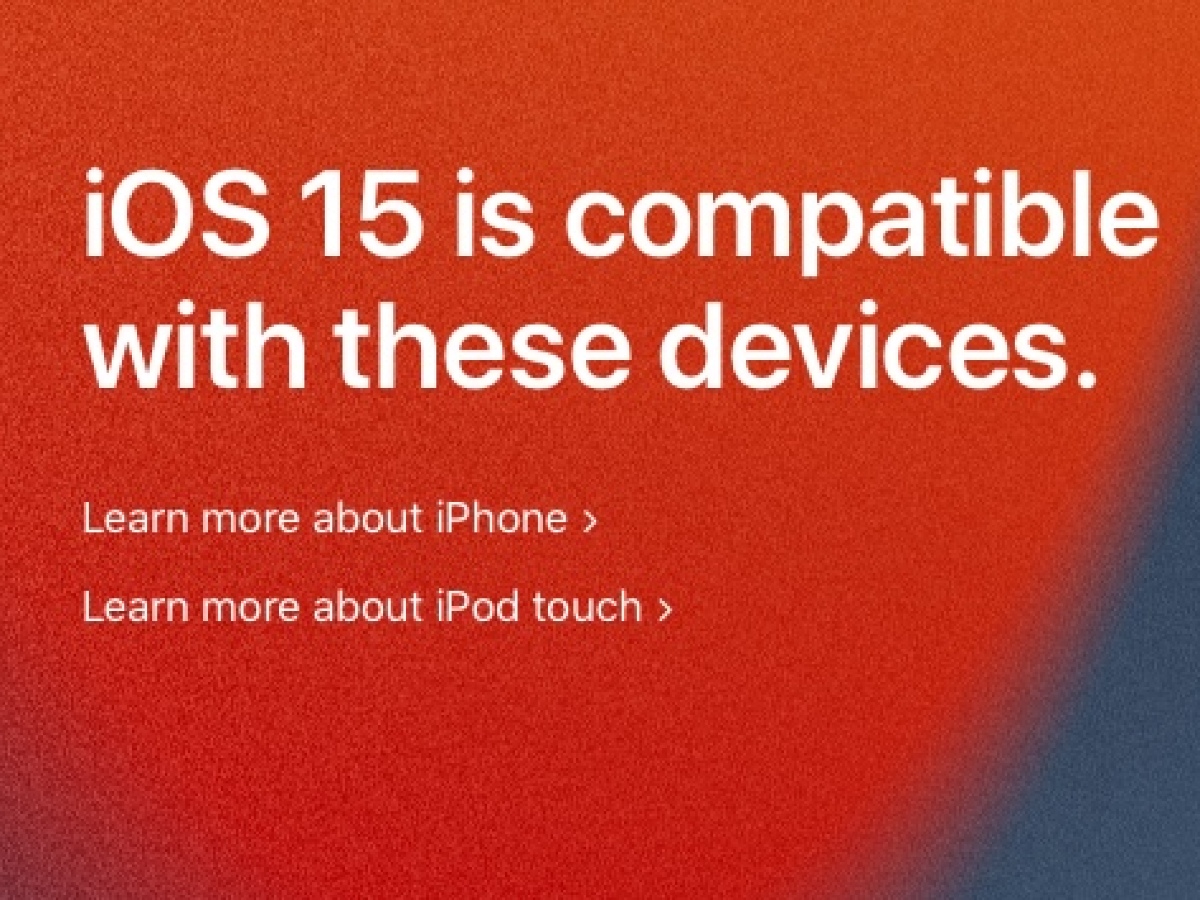 iOS / iPadOS / tvOS 15, watchOS 8 y macOS Monterey: la lista de máquinas compatibles