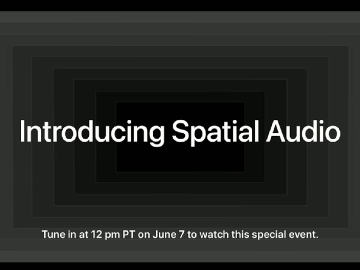 Un evento especial de Apple Music Spatial Audio al margen de la WWDC21 el 7 de junio