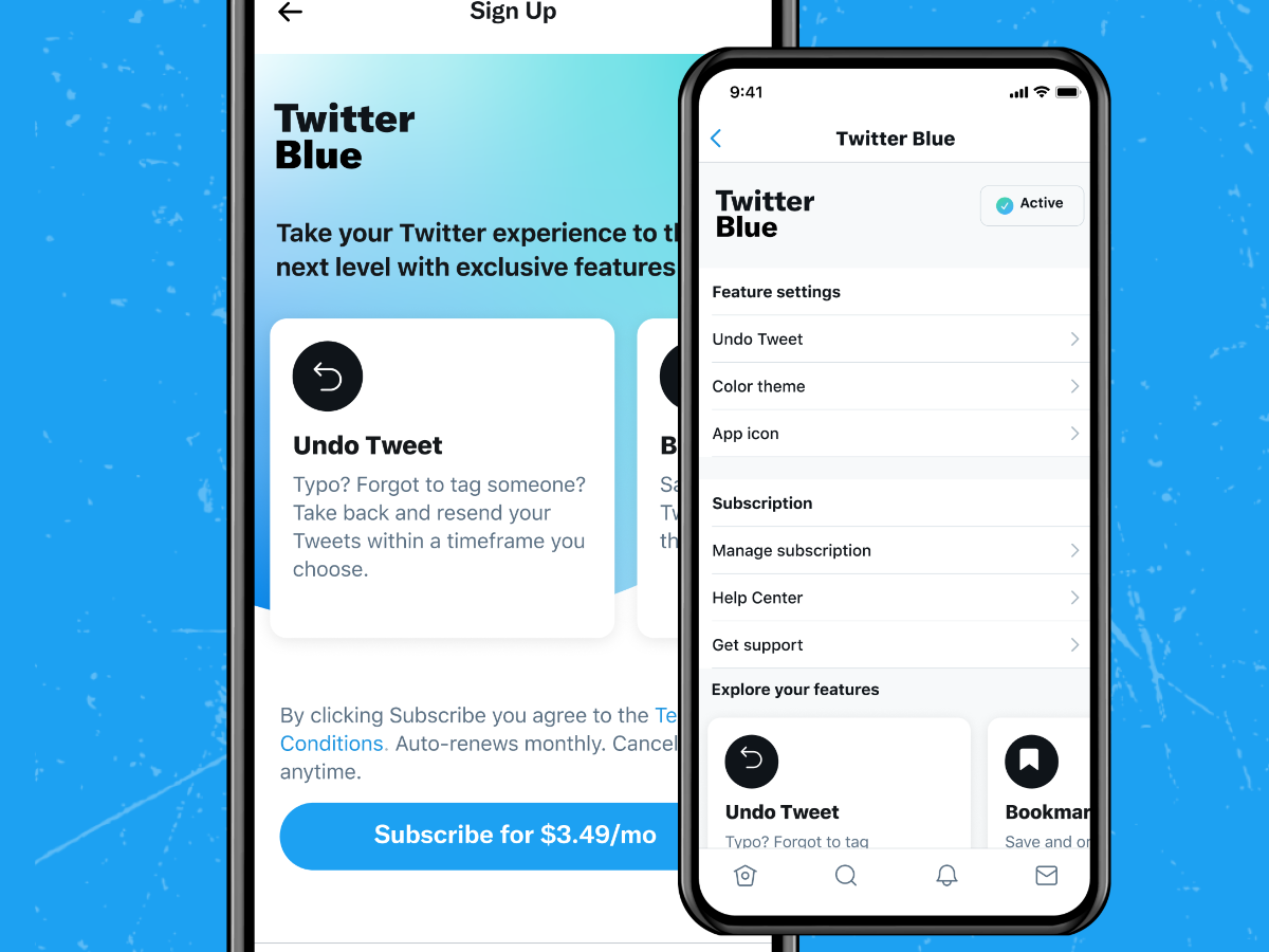 Twitter Blue en Australia y Canadá (próximamente en Francia)