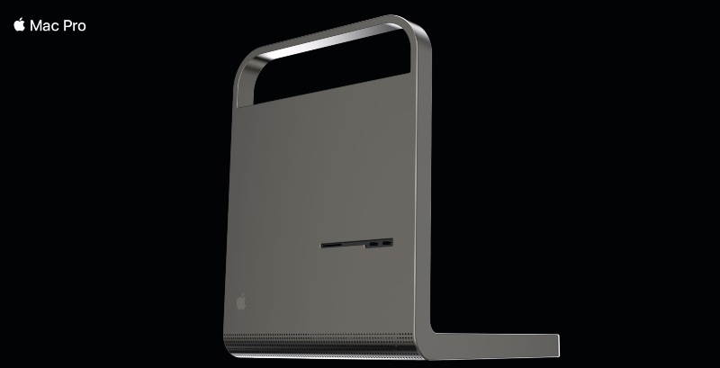 Ilustración: Un concepto muy original de Mac Pro M1 (que parece un revistero de aluminio)