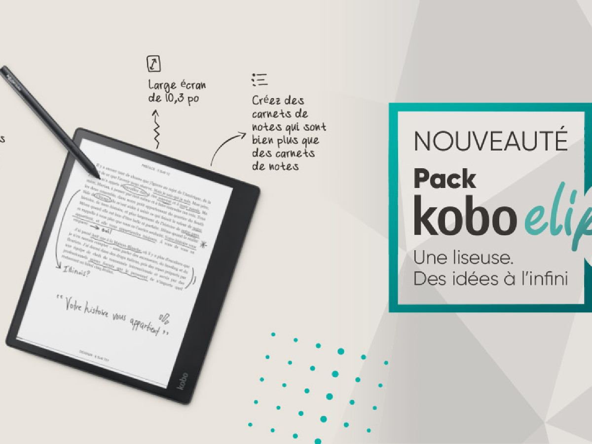 El e-reader / notebook Kobo Elipsa está disponible para pre-pedido en Fnac