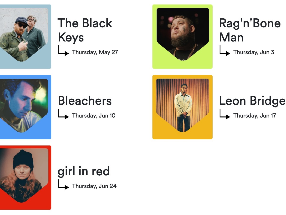 Spotify ofrecerá sus primeros conciertos virtuales a partir del 27 de mayo