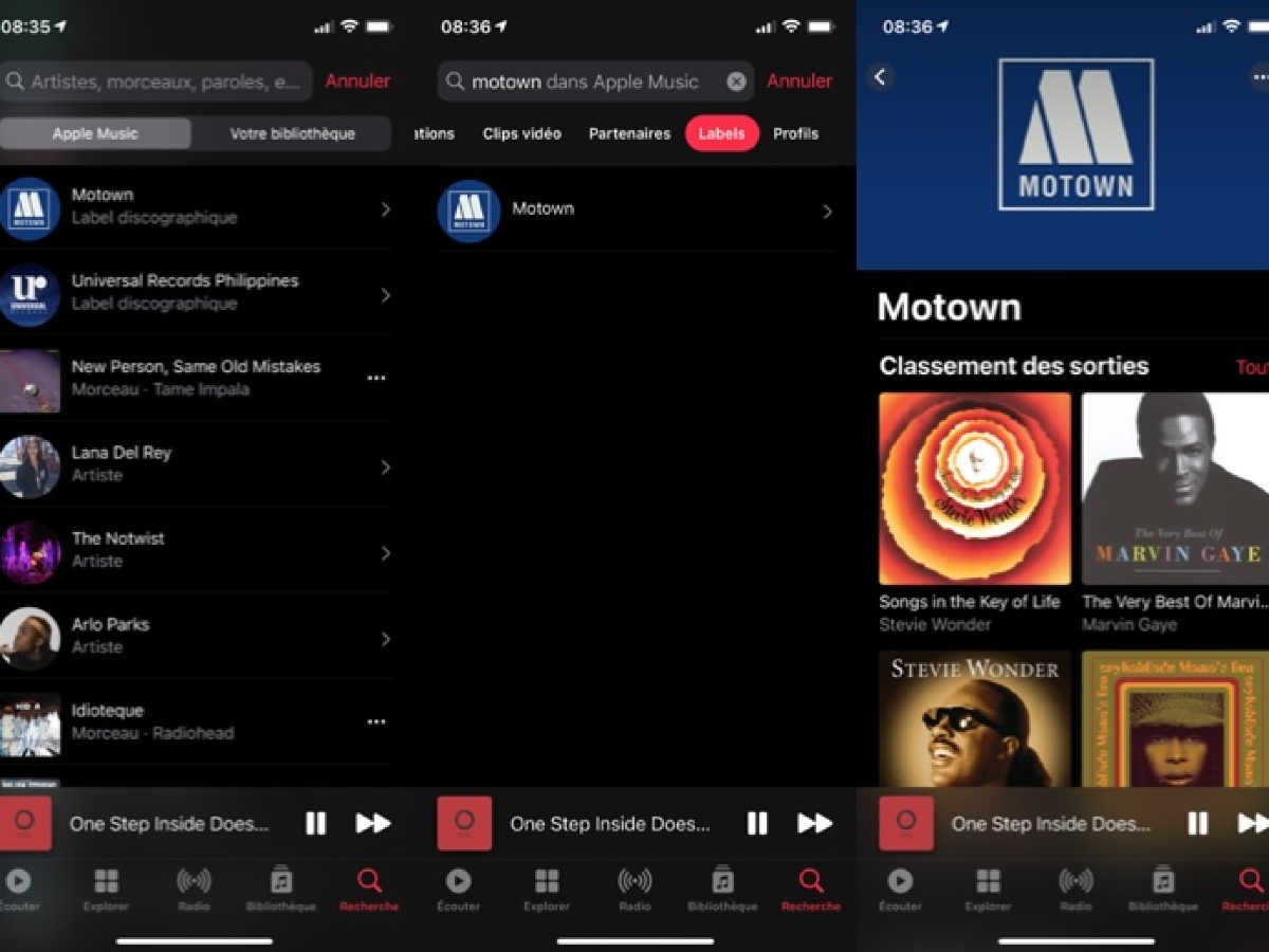Apple Music permite la búsqueda de sellos discográficos y el intercambio de letras en iOS