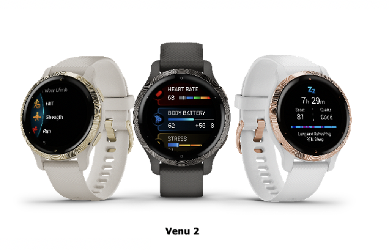 Ilustración: Garmin presenta el Venu2 y el 2S, dos relojes inteligentes multideporte & amp;  multifunción