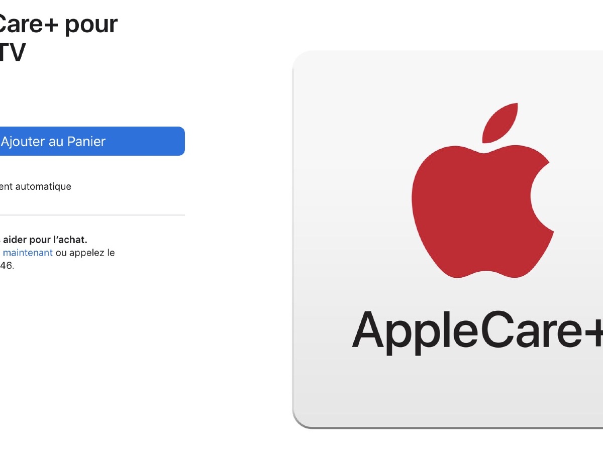 AppleCare + para Apple TV 4K (29 €), iMac M1 (219 €), iPad Pro M1 (139/159 €)