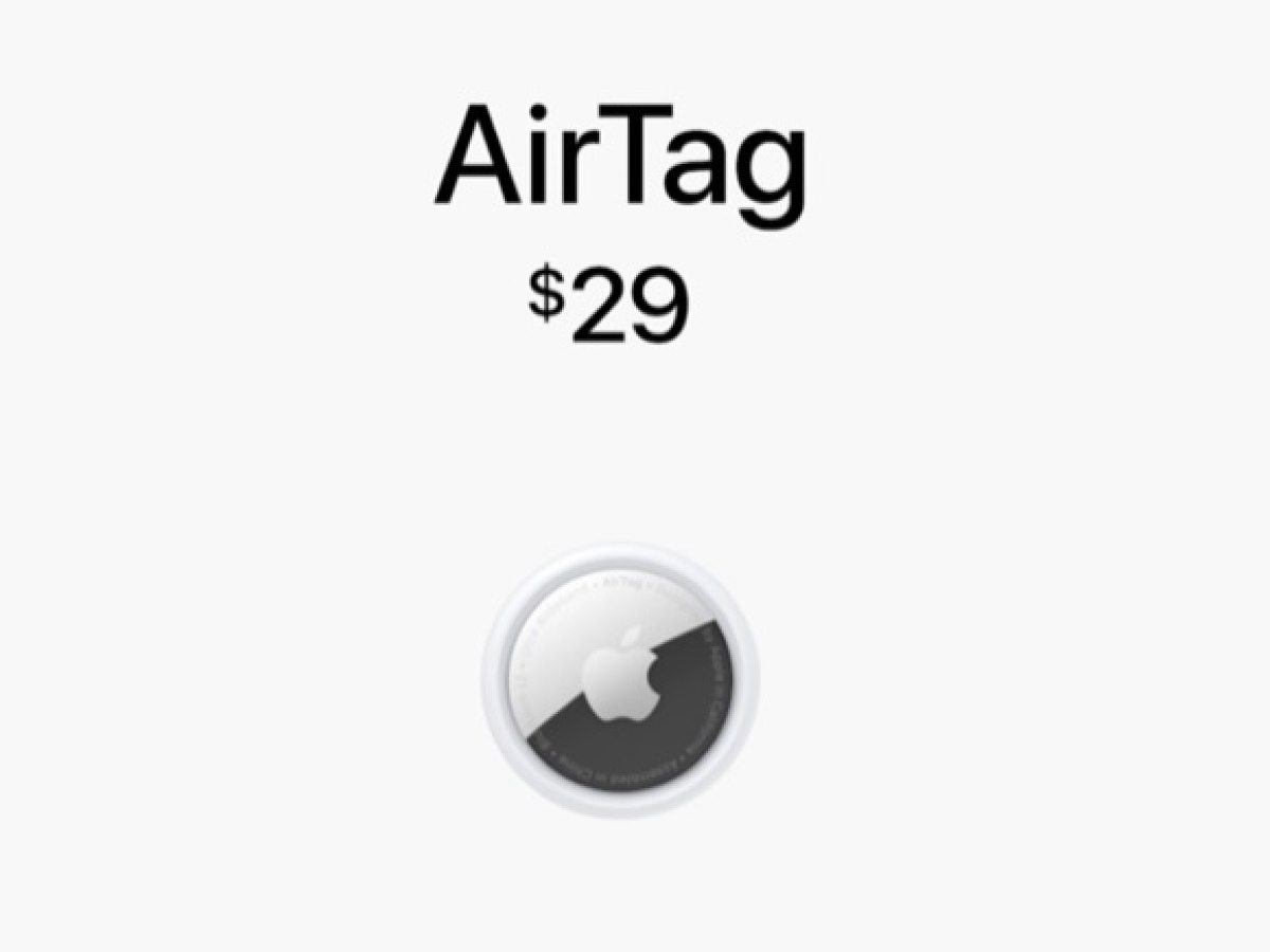 Apple finalmente presenta AirTags: 35 € cada uno, 119 € por 4, disponible el 30 de abril