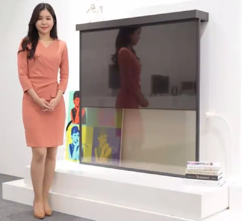 Illustratie: LG introduceert zijn nieuwe transparante OLED-displayconcepten