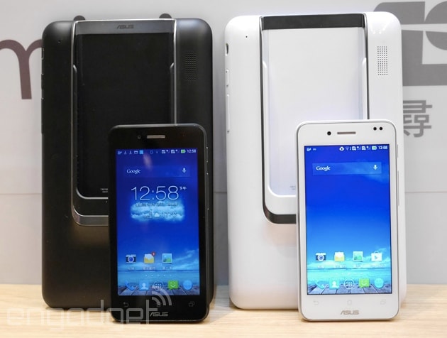 ASUS PadFone Mini oficial: teléfono inteligente de 4.3 ” con tableta de 7 ”