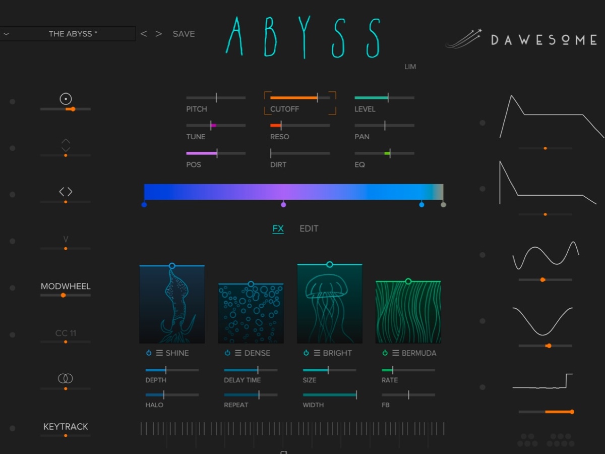 Abyss: Tracktion presenta su nuevo software sintetizador (video)