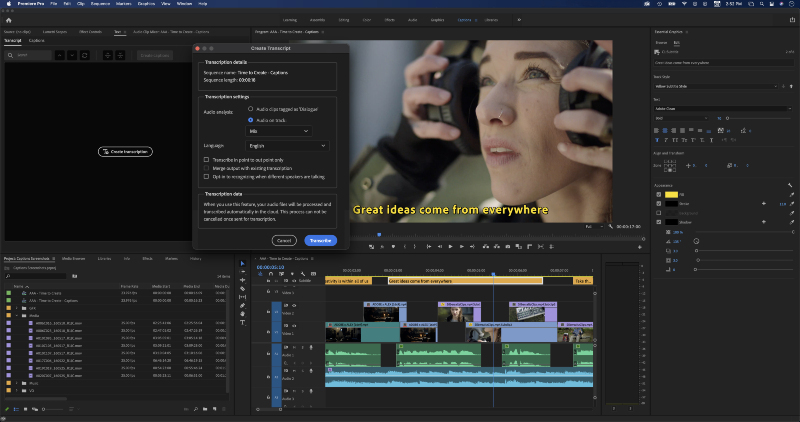 Ilustración: Adobe After Effects y Premiere Pro: Mac M1, subtitulado de vídeo, animación, fotogramas múltiples