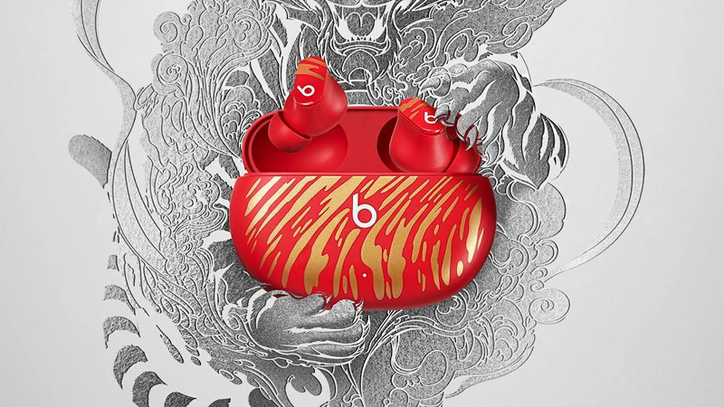 Illustratie: Limited Edition AirTags en Beats Studio Buds voor het nieuwe maanjaar #Tiger
