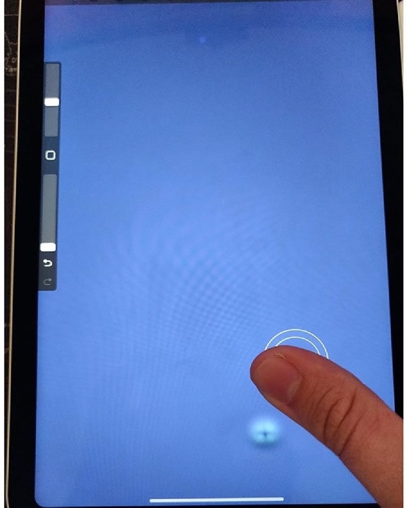 Afbeelding: Er verschijnen vervormingen op het scherm van de iPad mini 6