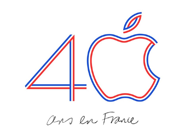 Ilustración: Apple celebra su 40 aniversario en Francia, con un estudio de radio Apple Music.  París