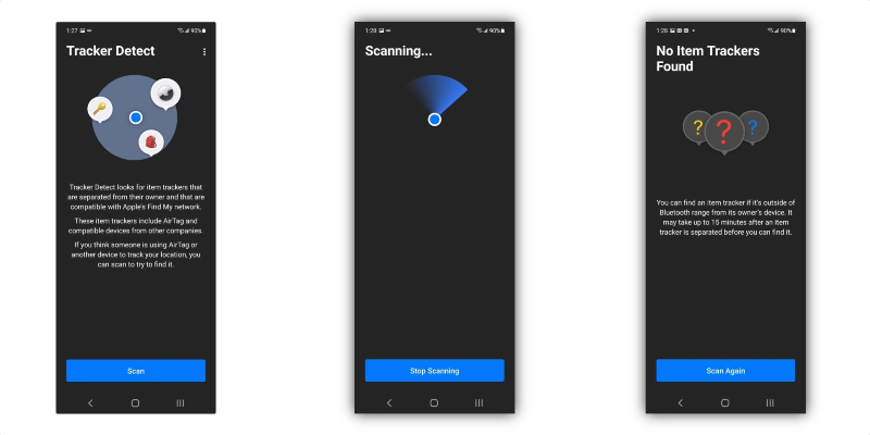 Ilustración: Apple lanza Tracker Detect, una aplicación de Android que detecta AirTags indiscretos