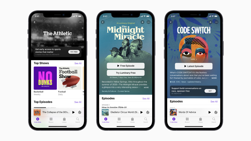 Ilustración: Apple lanzará (normalmente) sus Podcasts pagos el 15 de junio
