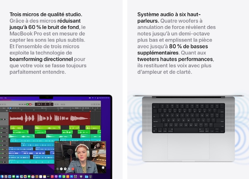 Ilustración: Apple mejora aún más el audio para MacBook Pros