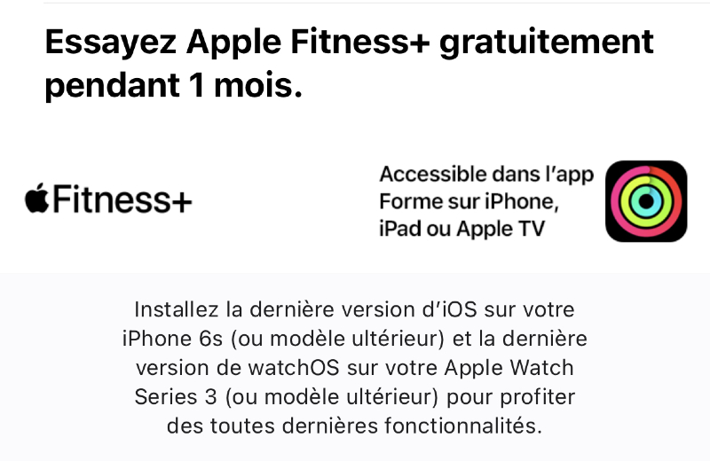 Ilustración: Apple ofrece un mes gratis para probar Fitness +