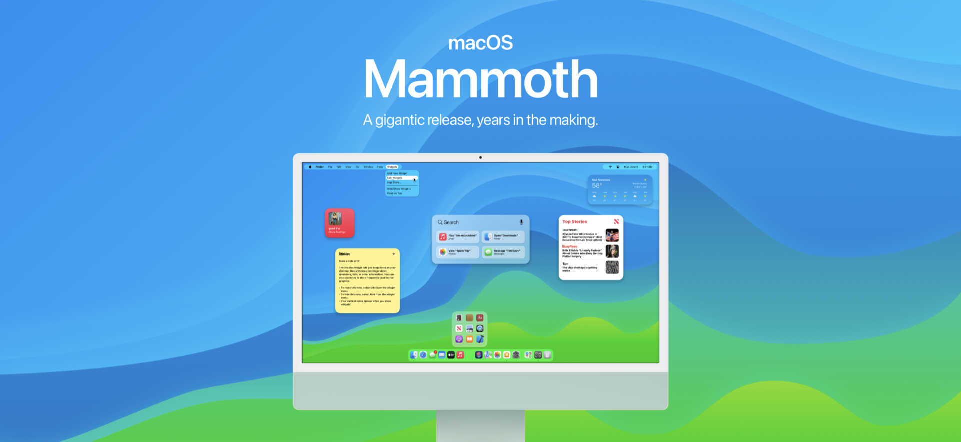 Apple renueva la marca comercial "Mammoth" como nombre candidato para macOS 13