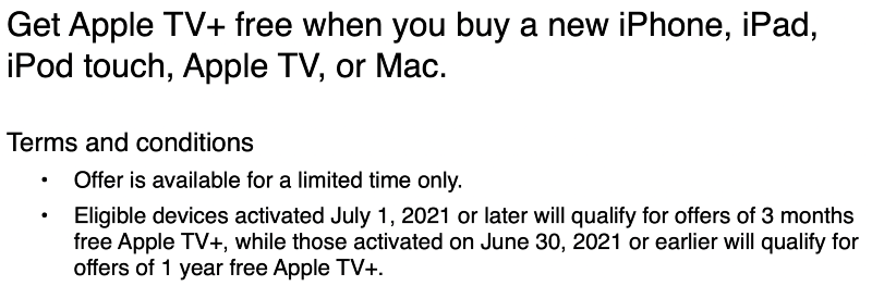 Ilustración: Apple solo ofrecería 3 meses gratis en Apple TV +