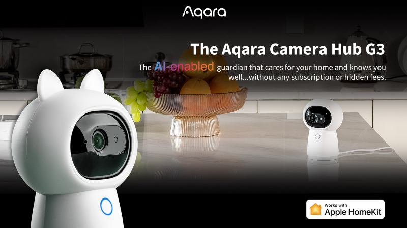 Illustratie: Aqara lanceert zijn nieuwe G3 2K gemotoriseerde concentratorcamera, compatibel met HomeKit (+ promocode)