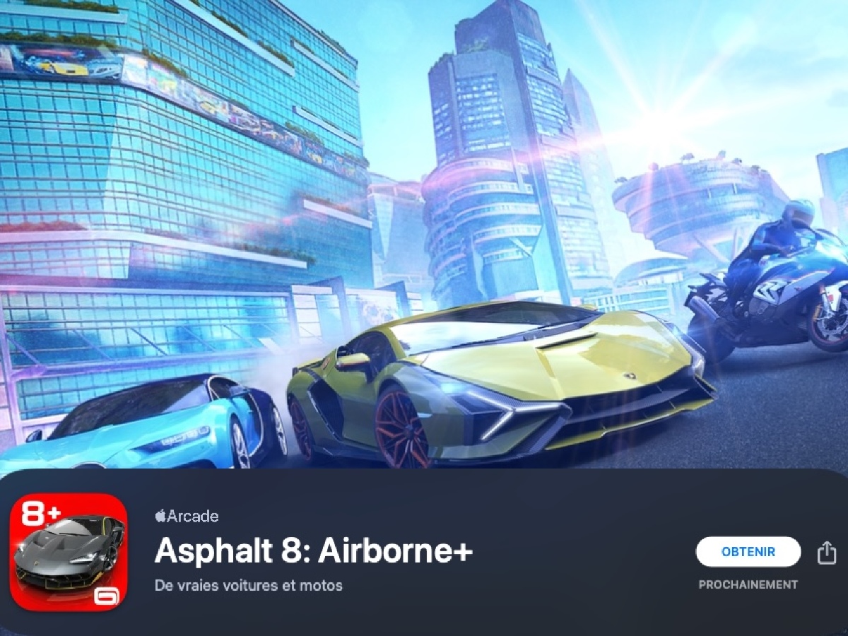 Asphalt 8: Airborne y Baldo aterrizarán en Apple Arcade (videos)