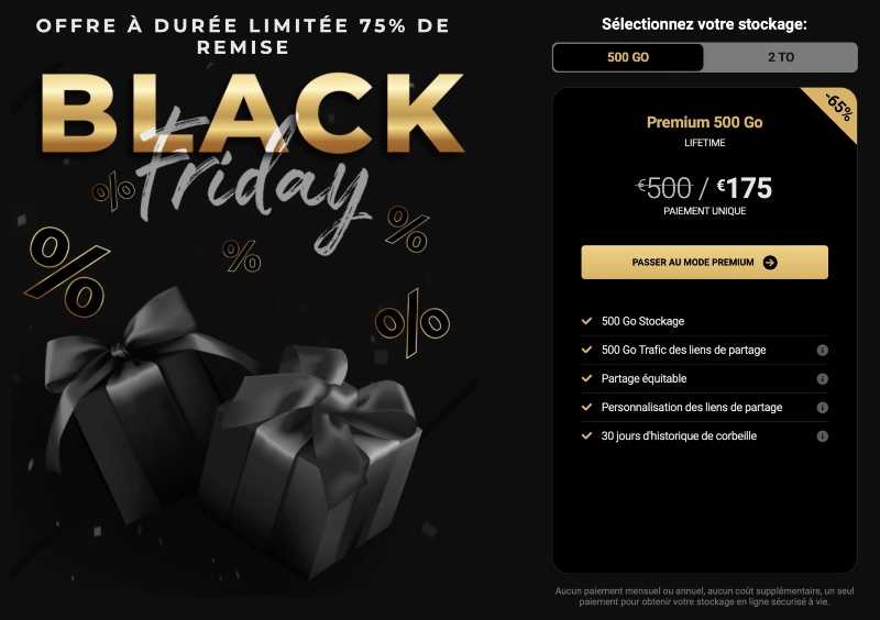 Ilustración: #BlackFriday: 75% en ofertas de por vida de pCloud, el servicio de almacenamiento en línea suizo